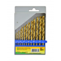 Набір свердел по металу, титановое покриття, 13 шт.